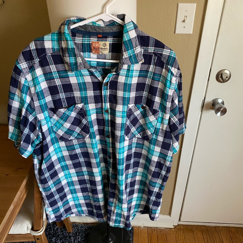 Men’s ruff Hewn Short Sleeve Button Down